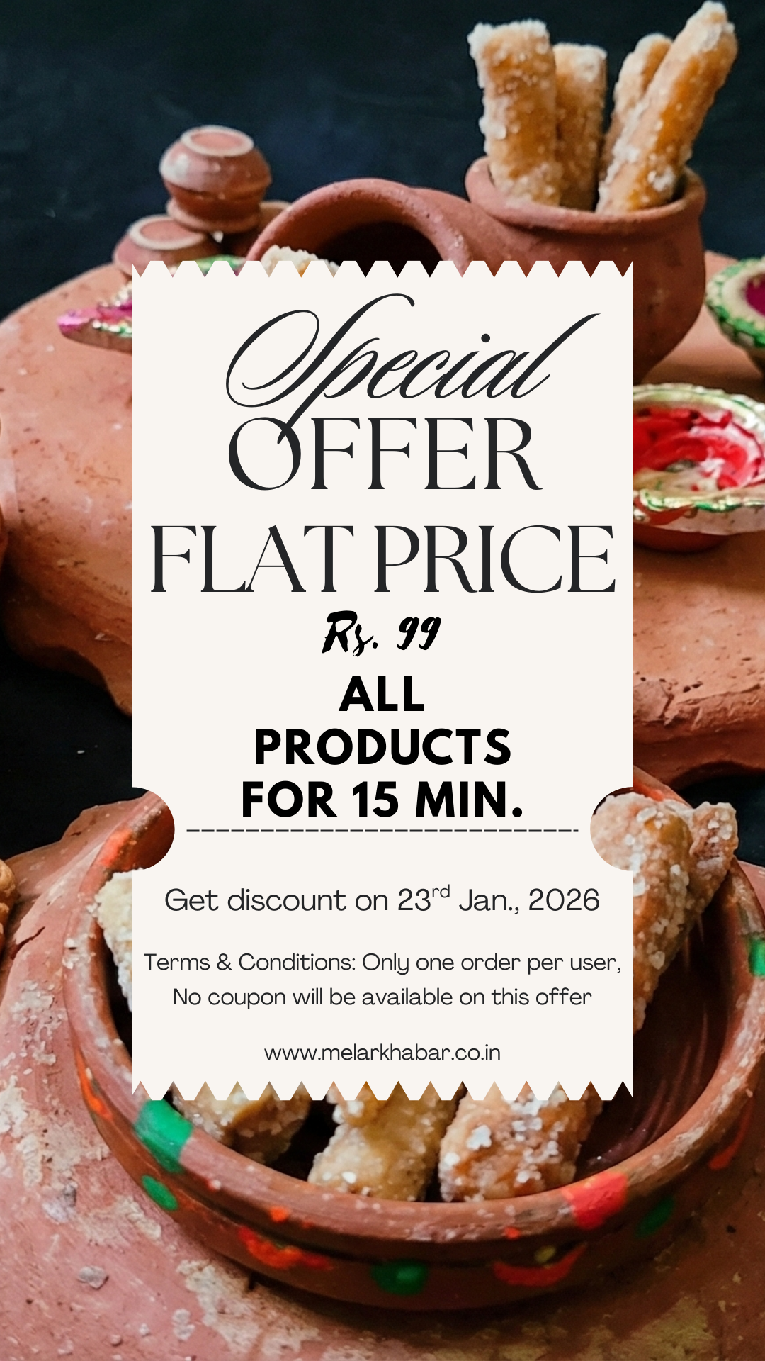 A huge discount announcement