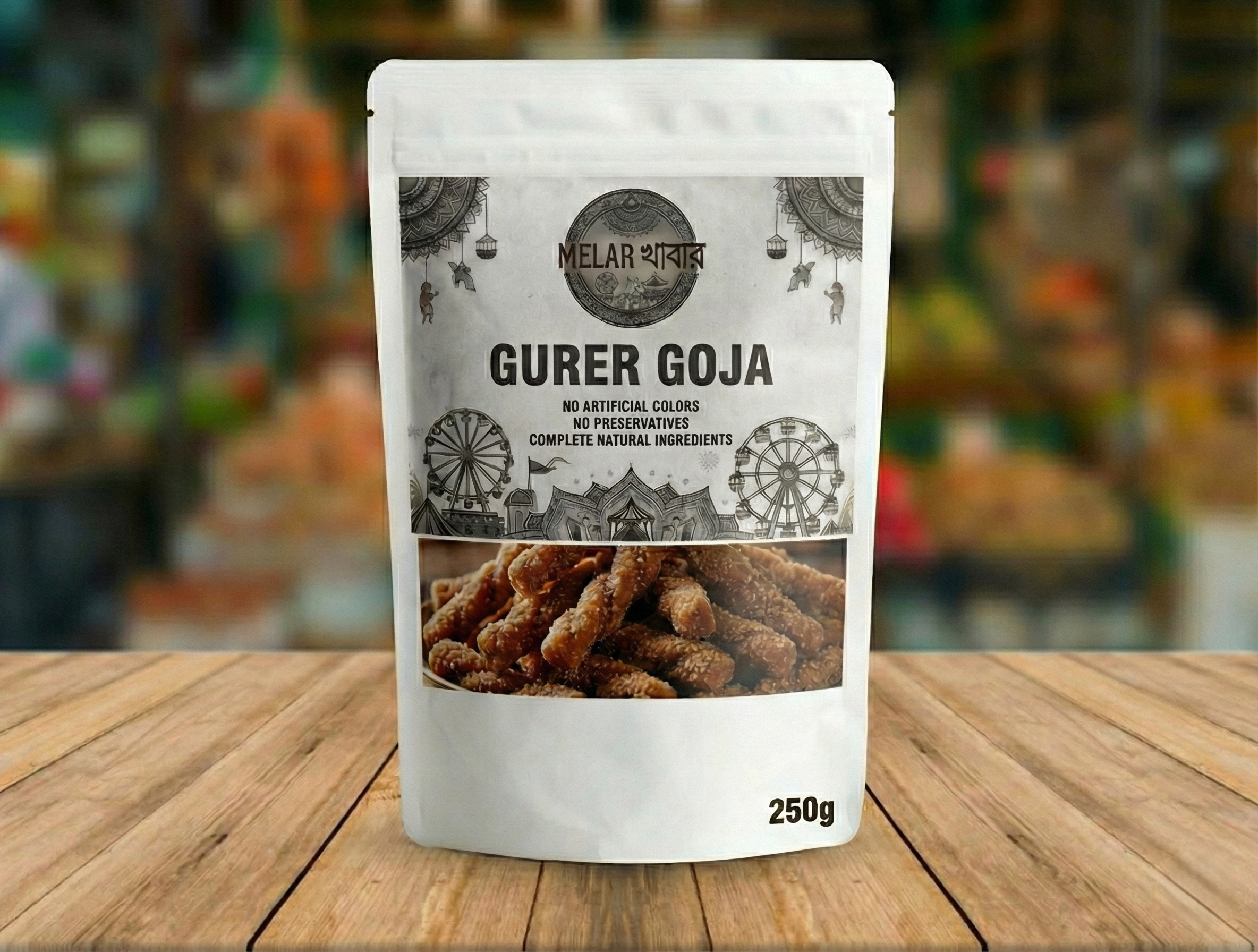 Gurer Goja (Jaggery Coated Goja)