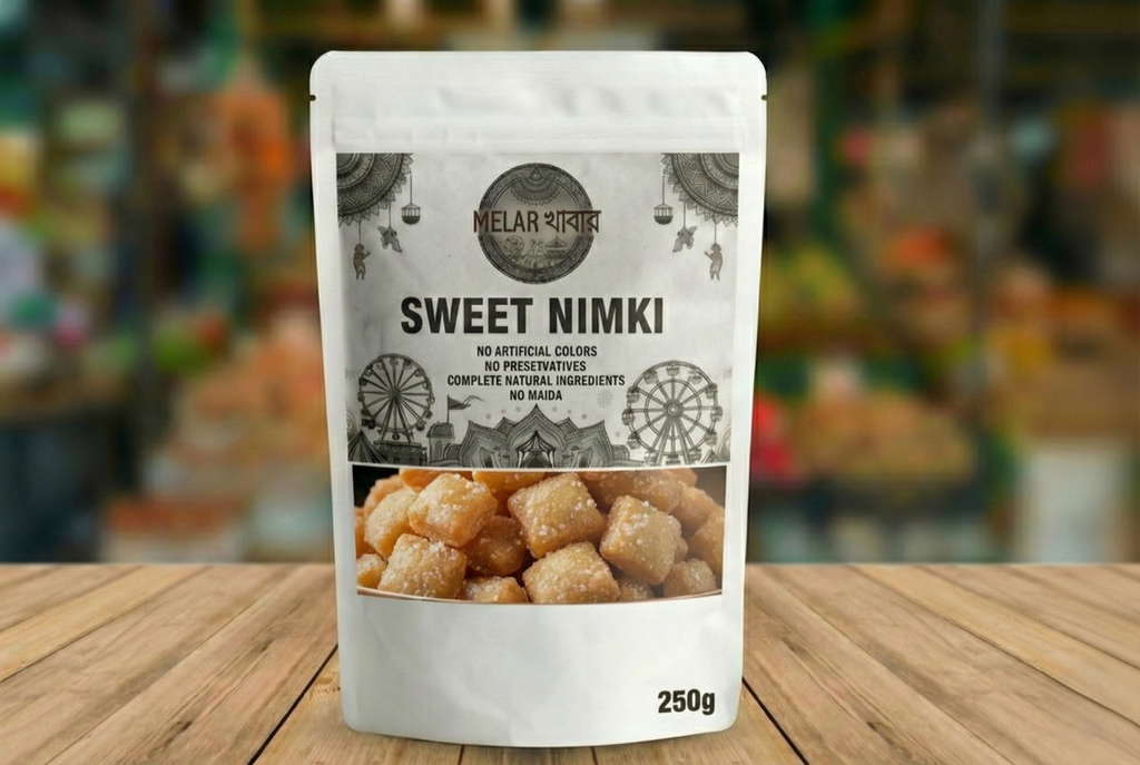 Mishti Nimki (Sweet Namak Para) No Maida -Delicious Sugar Coated Namkeen Snacks
